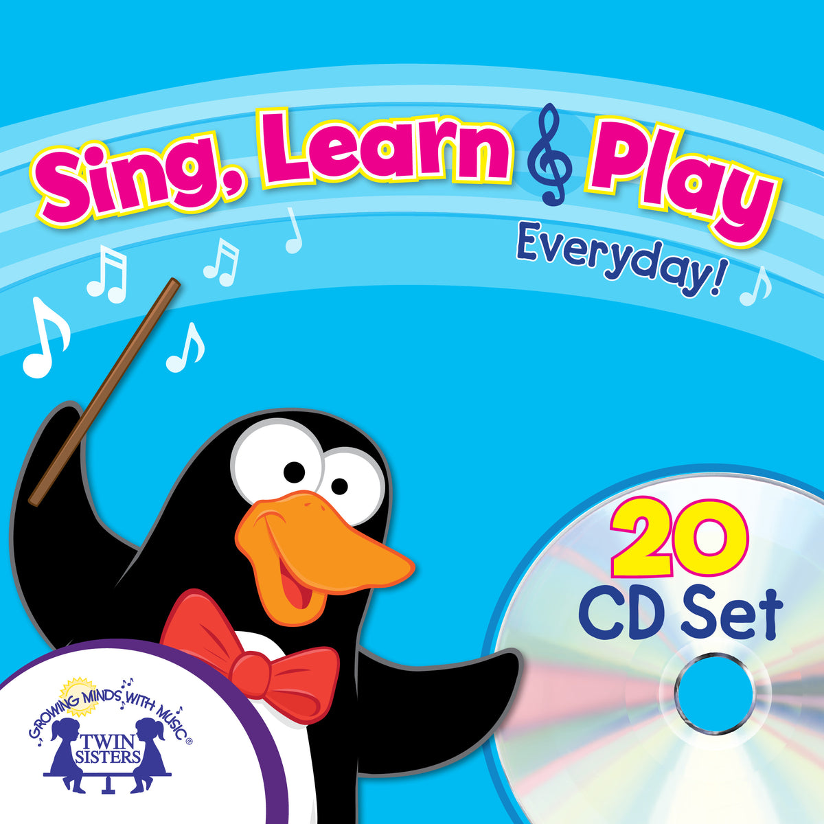Sing, Learn, and Play Everyday! [Audio CD, 20-Disc Set, Twin