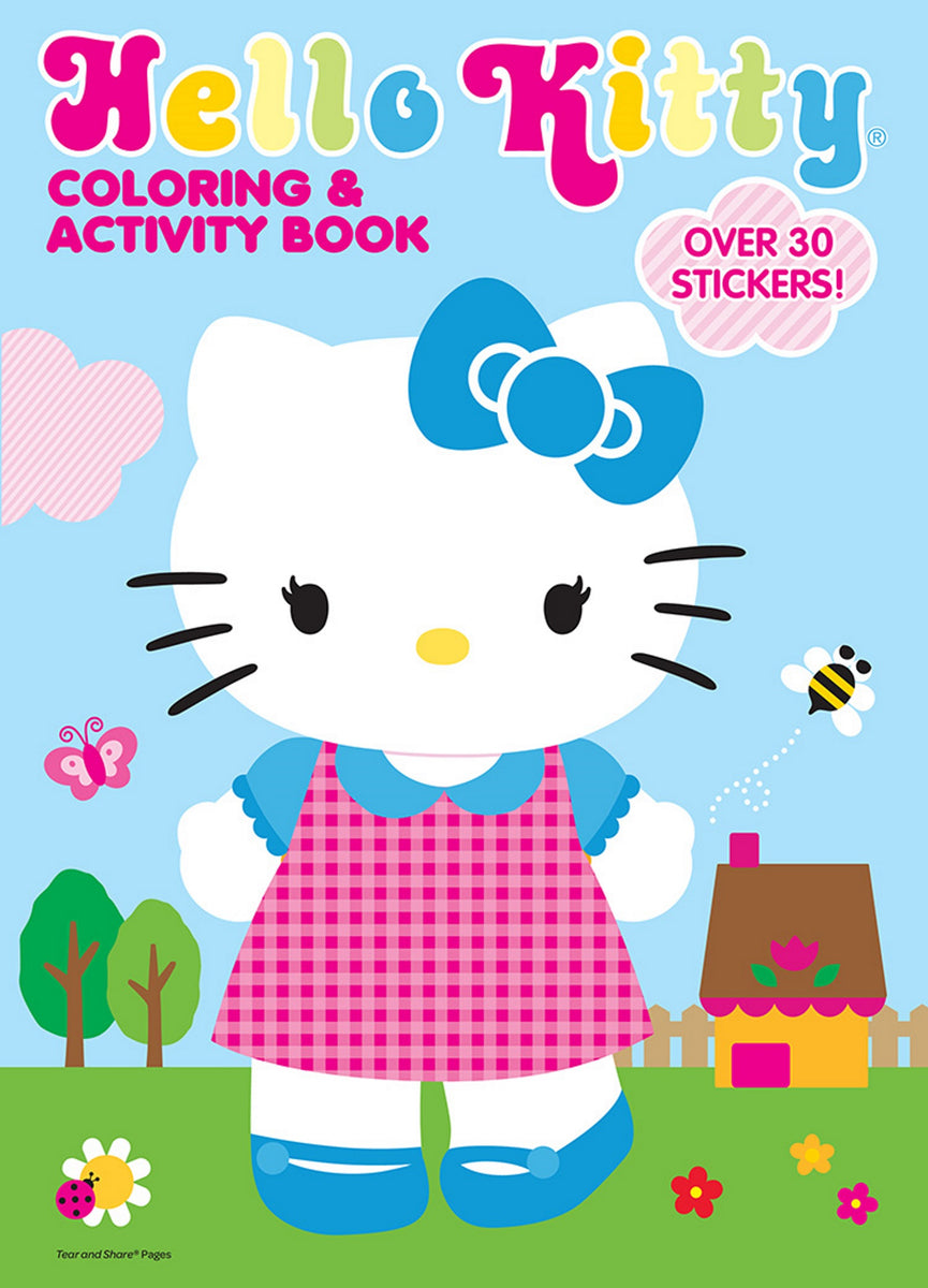 Hello Kitty Coloring Book and Sticker Activity Set for Kids - Bundle with Hello Kitty Book, Hello Kitty Imagine Ink, Hello Kitty Play Pack, Stickers