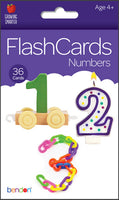 Numbers [36-Count Flash Cards, Bendon®, ©2017] (Ages 4+)