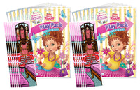 Bundle of 12 Disney Junior Fancy Nany Grab & Go Play Packs and 12 KaleidoQuest 'You Are Perfect Just The Way You Are' Princess-Themed Colorable Bookmarks