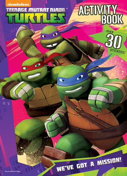 Teenage Mutant Ninja Turtles 32-Page "We've Got a Mission" Coloring and Activity Book with Stickers