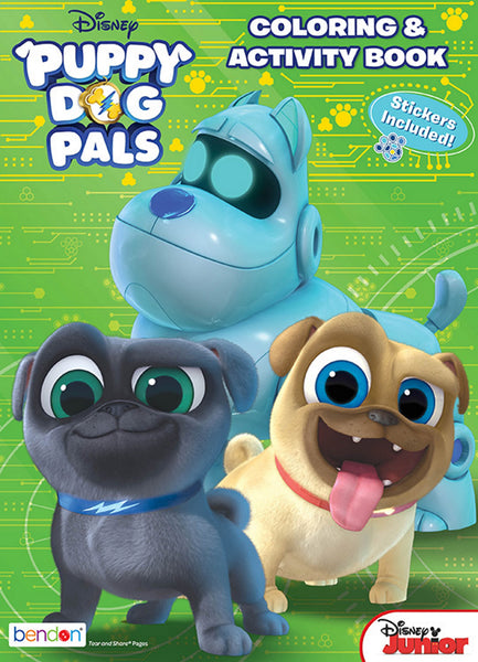 Puppy Dog Pals 32-Page Coloring and Activity Book with Stickers