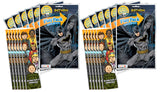 Bundle of 12 Bat-Man Grab & Go Play Packs and 12 KaleidoQuest 'Everyday Heroes' Heroes-Themed Colorable Bookmarks